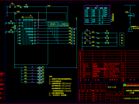 某工程电容低压无功补偿二次原理接线电气图