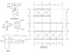 一套15米跨钢结构厂房建筑及结构施工CAD图纸