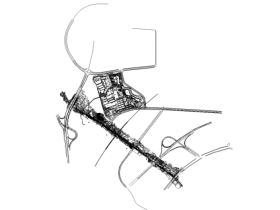 一套全长1.88公里道路给水、排水、管综施工图