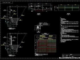 悬臂式挡土墙结构设计CAD图集