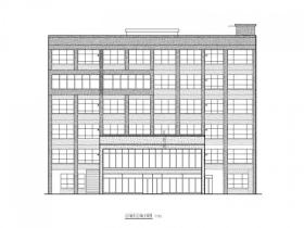 一套建桥先进制造产业园工程厂房5楼建筑施工图