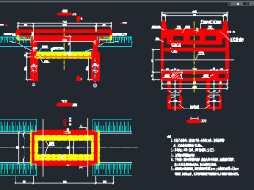 某地区旧桥改造新型13米跨径桥梁施工图参考