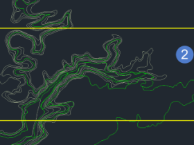如何对CAD中以指定对象为边界对所有图形进行修剪?